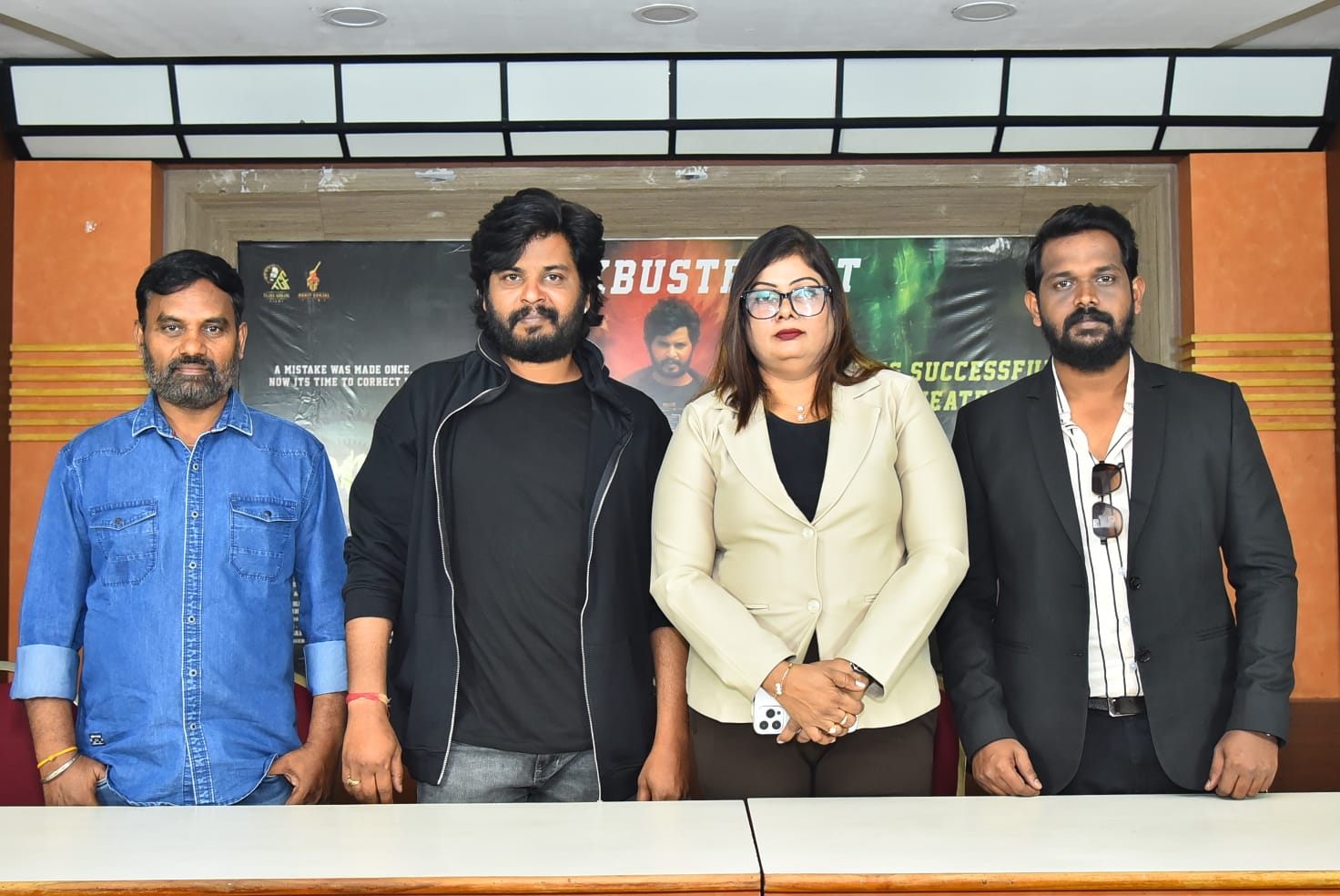 “One by Four (One/4) is being embraced by audiences across all sections; absence of heroines during promotions caused loss to our film” – Movie Team at Success meet.