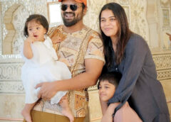 Manchu Manoj and Bhuma Mounika Reddy celebrated their three-year marriage with a grand celebration.