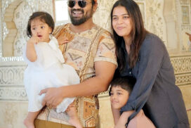 Manchu Manoj and Bhuma Mounika Reddy celebrated their three-year marriage with a grand celebration.