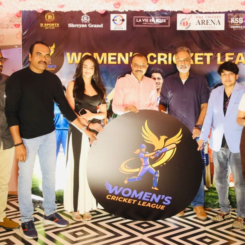 Women’s Cricket League Logo Unveiled on the Occasion of Women’s Day… Best Wishes from T.G. Vishwa Prasad and K.L. Damodar Prasad