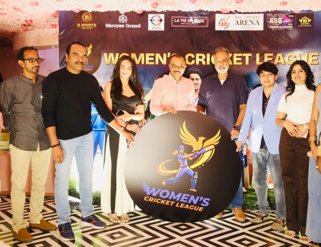 Women’s Cricket League Logo Unveiled on the Occasion of Women’s Day… Best Wishes from T.G. Vishwa Prasad and K.L. Damodar Prasad