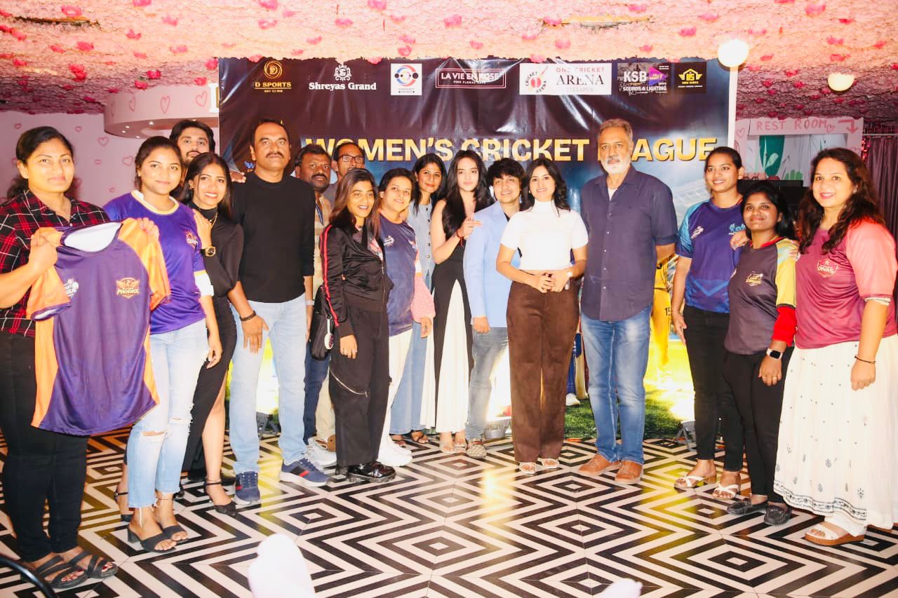 Women’s Cricket League Logo Unveiled on the Occasion of Women’s Day… Best Wishes from T.G. Vishwa Prasad and K.L. Damodar Prasad