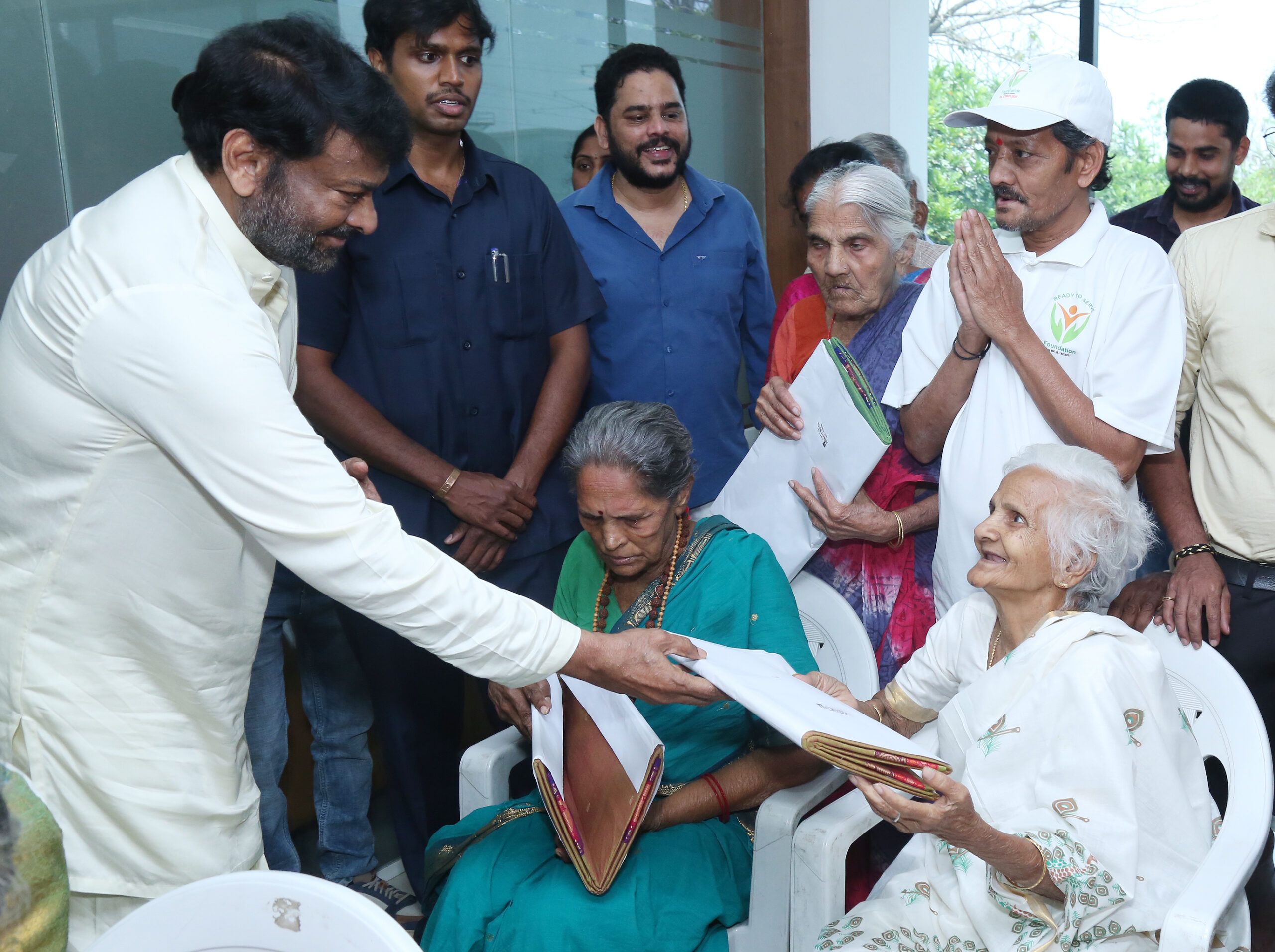 Megastar donates to charities
