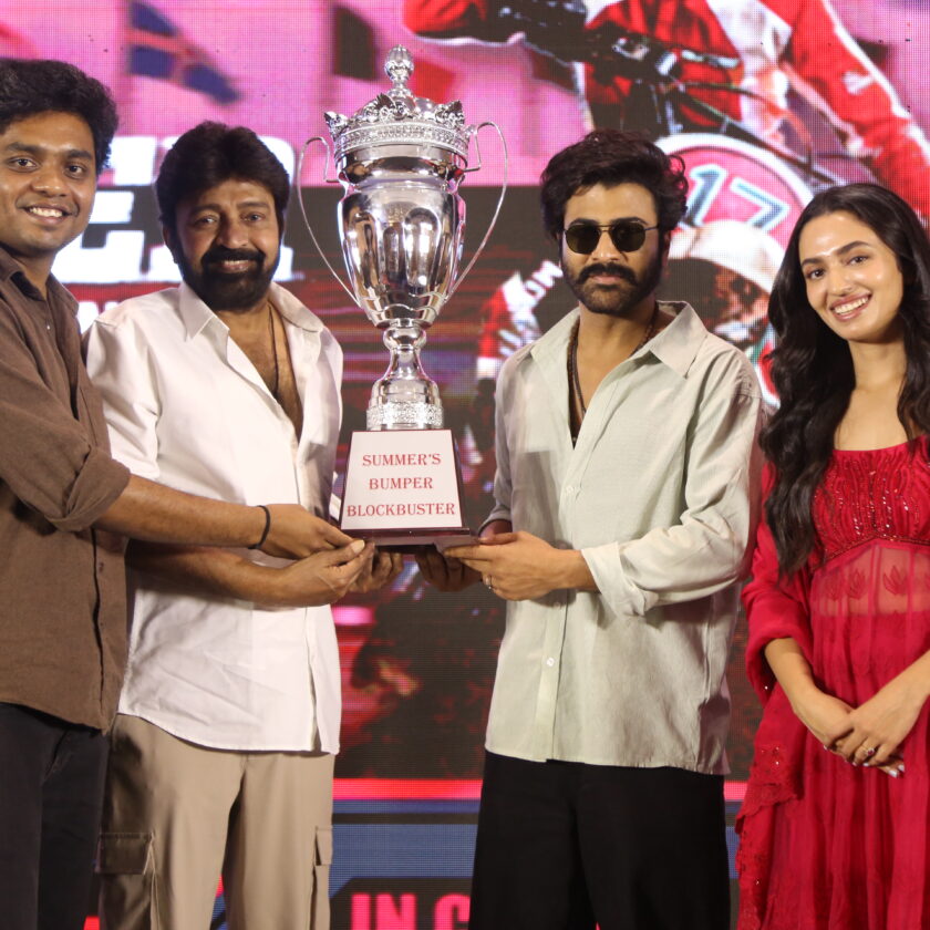 Charming Star Sharwa thanks the audience for giving 'Biker' a bumper blockbuster