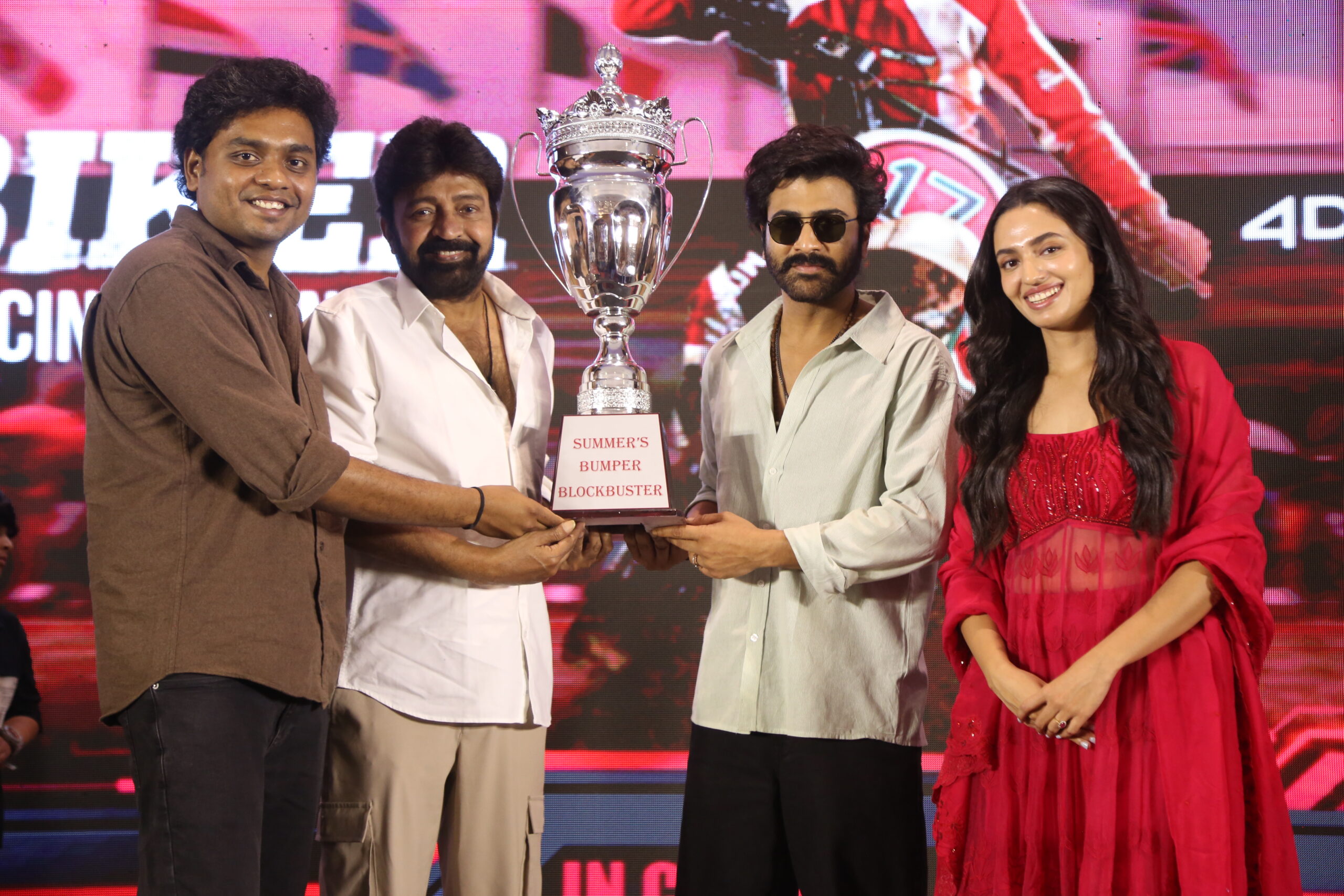 Charming Star Sharwa thanks the audience for giving 'Biker' a bumper blockbuster