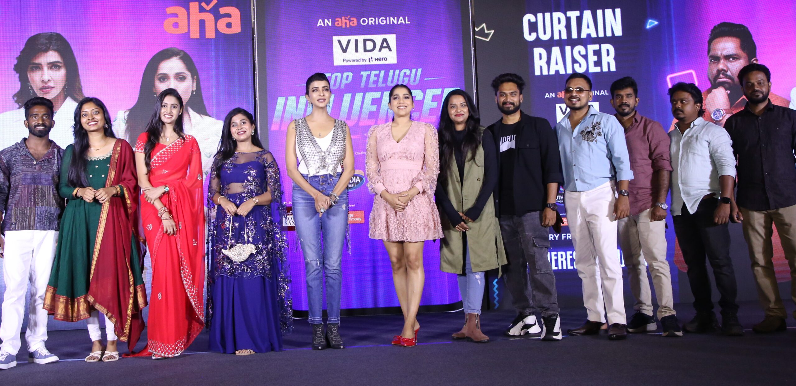 aha OTT Hosts Grand Curtain-Raiser Event for ‘Top Telugu Influencer’
