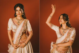 'Nagabandham' beauty in a traditional look!