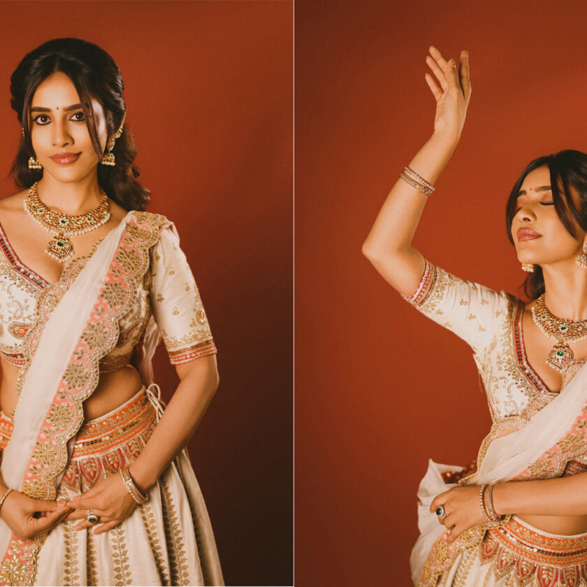 'Nagabandham' beauty in a traditional look!
