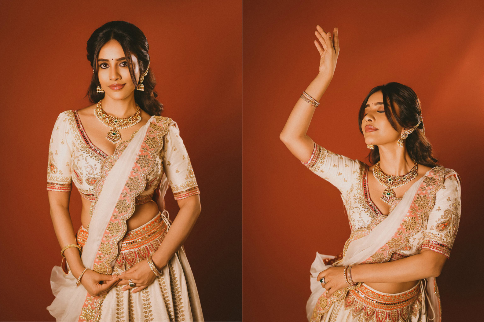 'Nagabandham' beauty in a traditional look!