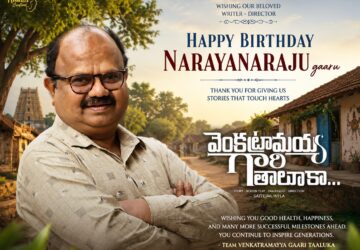 Happy birthday Narayanarajugaaru
