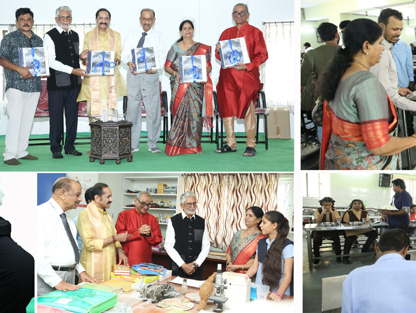Muralimohan's 61st Wedding Anniversary Celebrated Among Visually Impaired Students