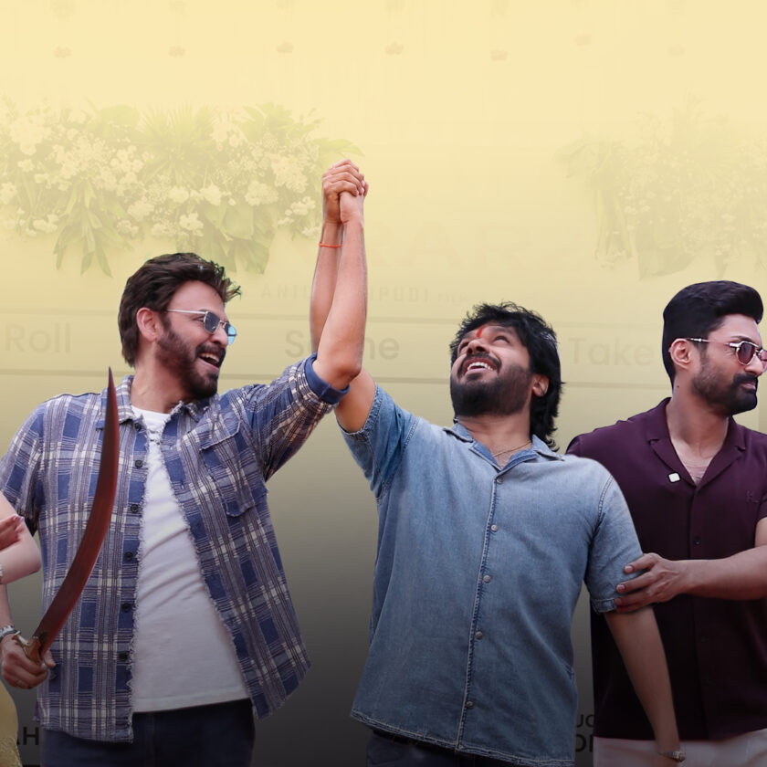 Regular shooting of Anil Ravipudi's multi-starrer begins.