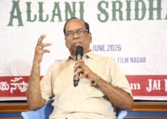 "I will continue working for cinema until my last breath": Director-producer Allani Sridhar at the Film Critics' 'Meet the Press'.