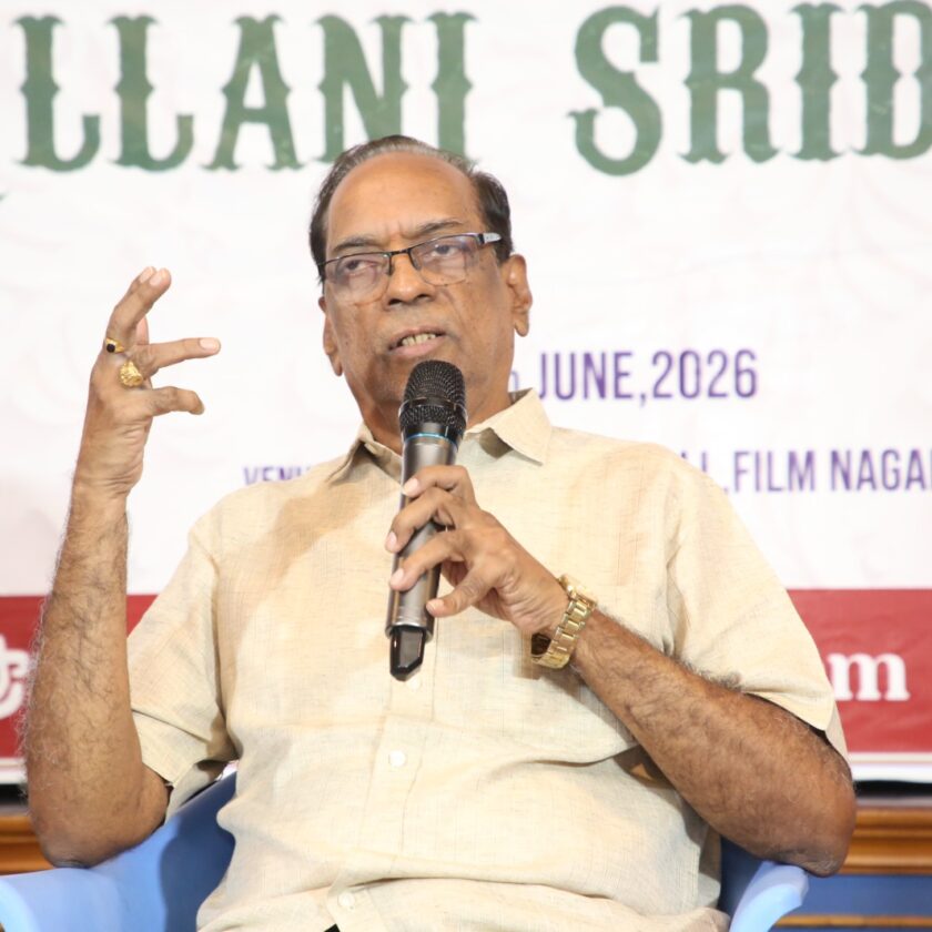 "I will continue working for cinema until my last breath": Director-producer Allani Sridhar at the Film Critics' 'Meet the Press'.