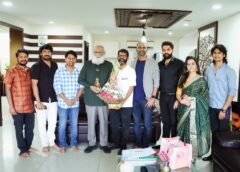 The 'Kalyanam Kamaneeyam Jeevitham' poster, unveiled by renowned writer Vijayendra Prasad