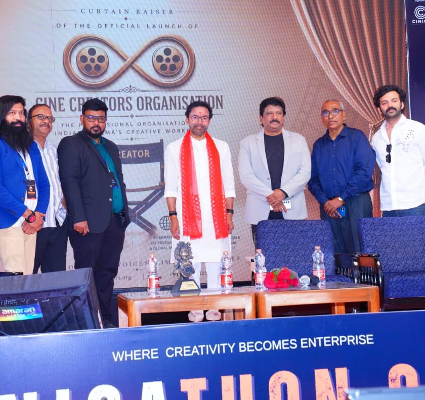 Union Minister Kishan Reddy launched the ‘Cine Creators Organization (CCO)’ at the Cinekethan 2026 event.