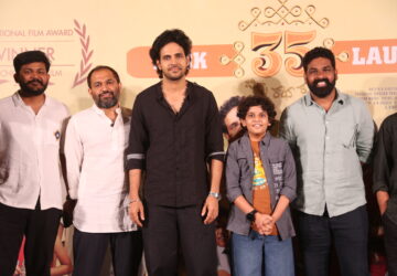 Launch of the screenplay book for '35 - Chinna Katha Kaadu'