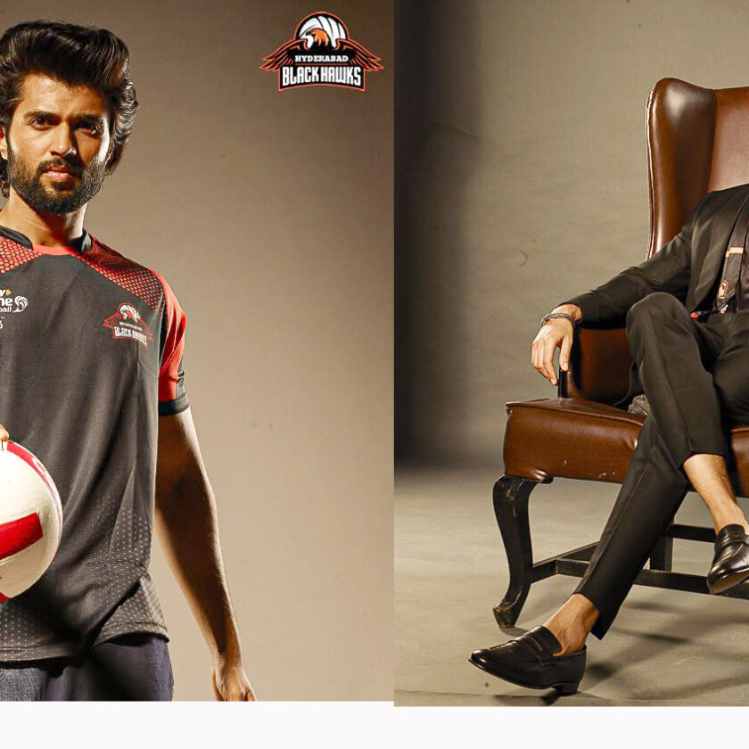 Vijay Deverakonda earns appreciation for supporting volleyball players through the Hyderabad Black Hawks franchise