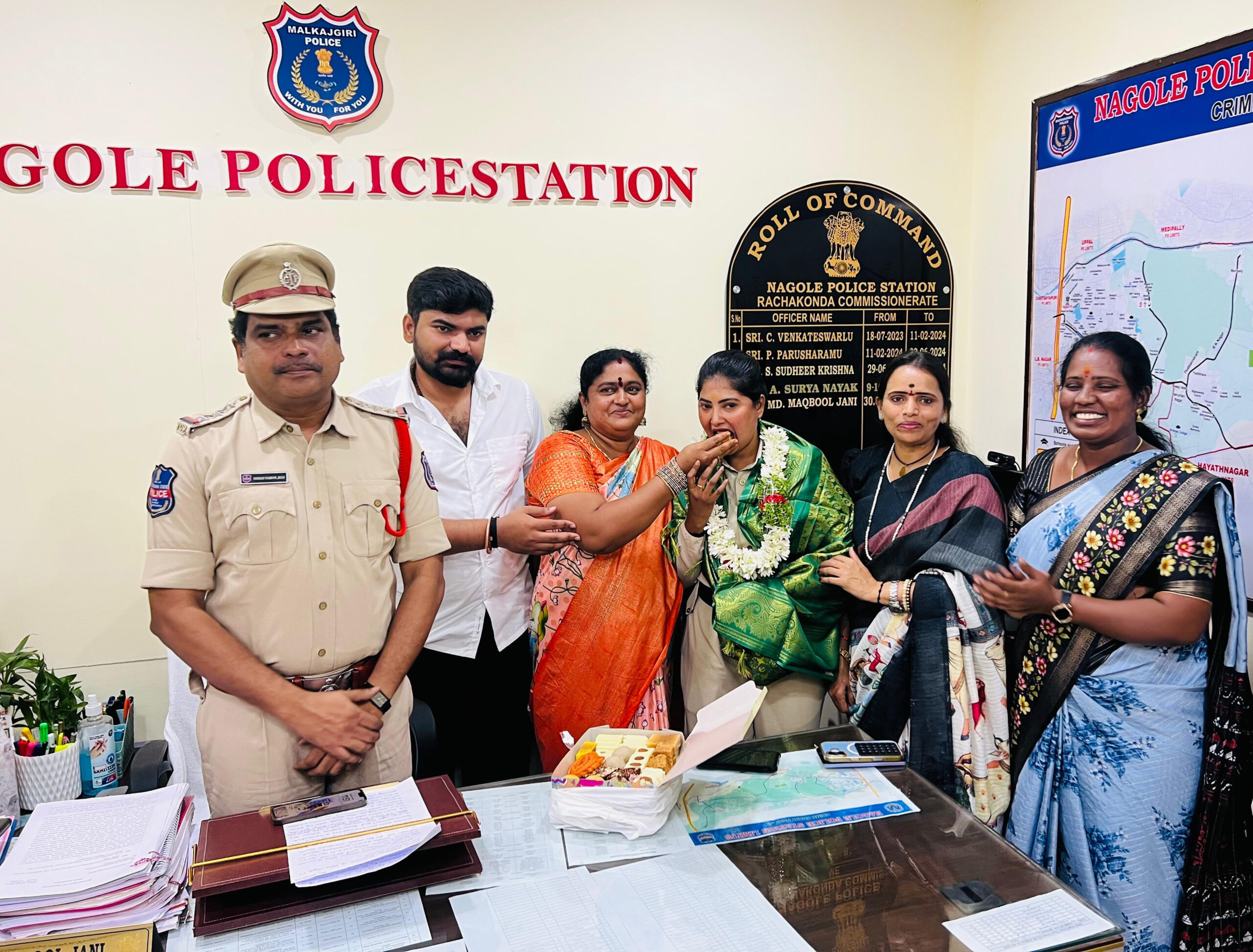 Police services are inspiring: Nagole Circle Inspector Maqbool Johnny