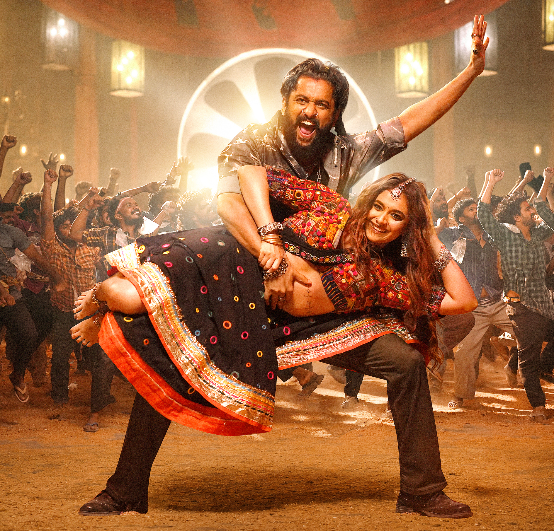 Folk Beats, Mass Heat & Pure Euphoria- Nani, Keerthy Suresh, Anirudh Ravichander, Srikanth Odela, Sudhakar Cherukuri, SLV Cinemas’ The Paradise Much-awaited Second Single Yesha Nagula Sets Screens Ablaze