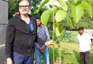 AP GREEN Chairman & MLC Nagababu Celebrates Megastar Chiranjeevi’s Birthday with Green Initiative in Kokapet