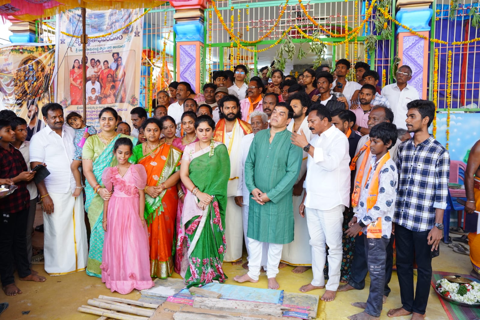 Dil Raju Attends Sri Pattabhiramachandra Swamy Temple Consecration Ceremony as Chief Guest