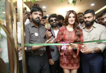 Actress Nidhhi Agerwal Inaugurates ‘Kolors 2.0’ Wellness Centre in Kompally