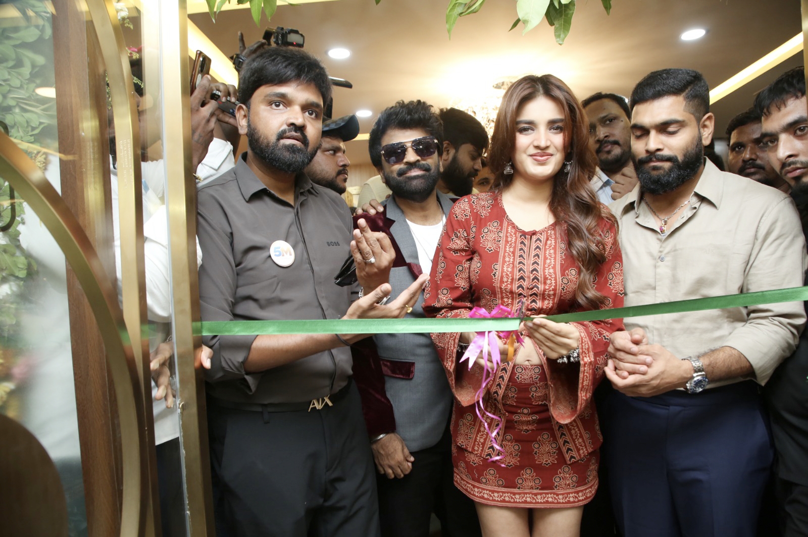 Actress Nidhhi Agerwal Inaugurates ‘Kolors 2.0’ Wellness Centre in Kompally